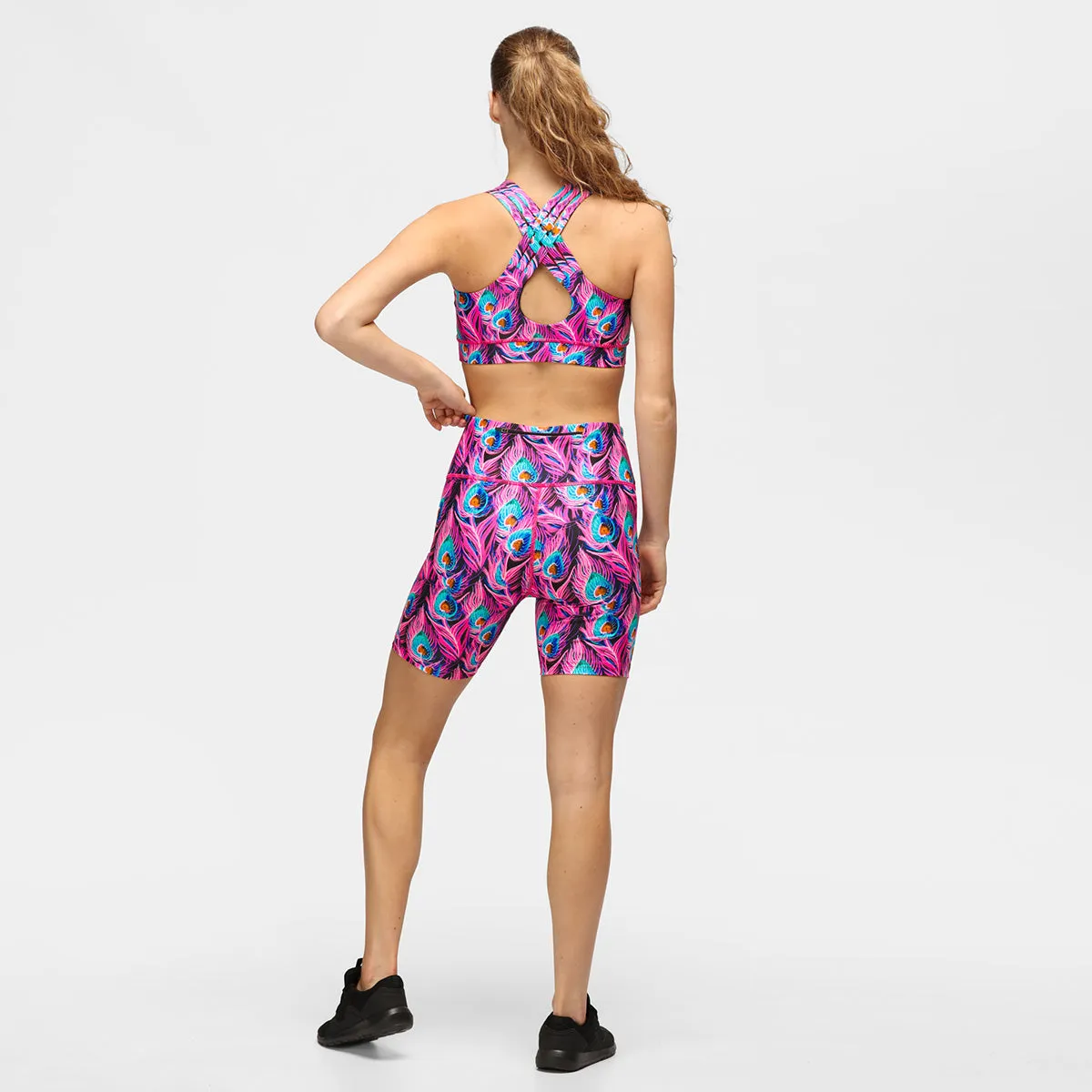 Flamboyant Feathers Running Shorts