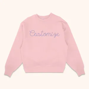 Large Chainstitch Personalized Sweatshirt