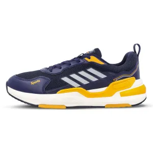 Men's Lace-up Sports Shoe - WS9135 Navy Blue