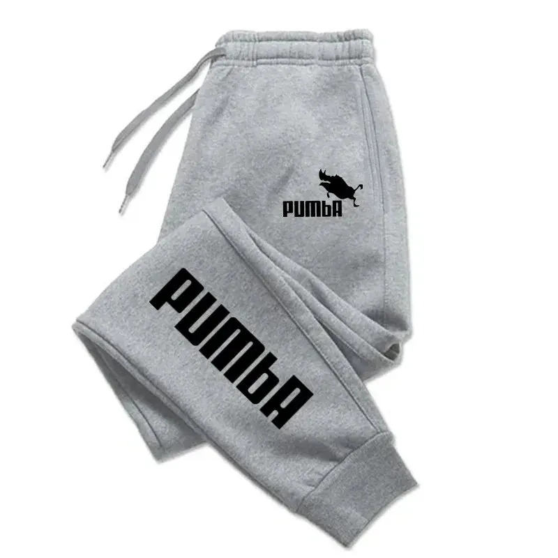 Pumba Print Mens Pants Autumn/Winter New Men's Clothing Trousers Sport Jogging Fitness Run Trousers Harajuku Streetwear Pants