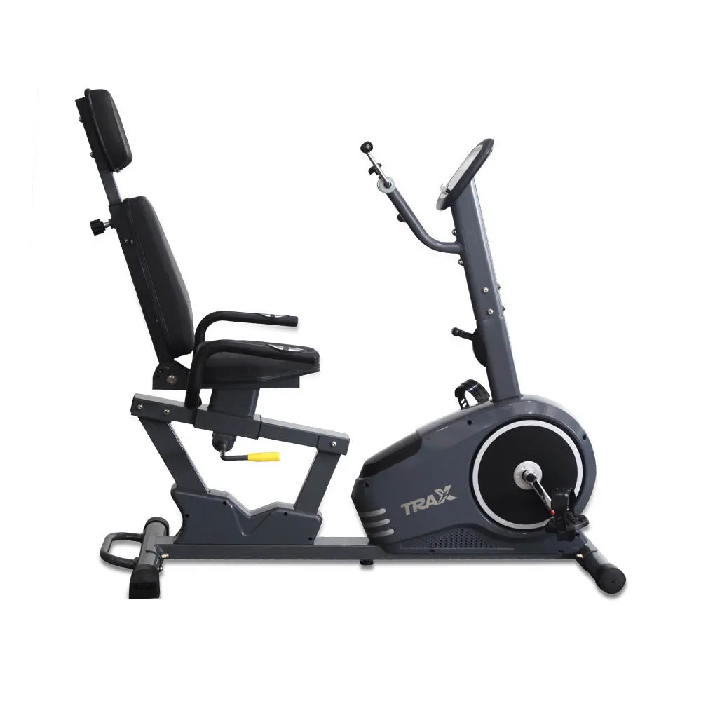 Deluxe Trax Recumbent Stationary Exercise Bike for Home Fitness