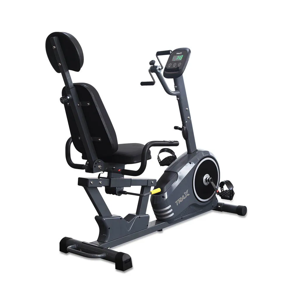 Deluxe Trax Recumbent Stationary Exercise Bike for Home Fitness